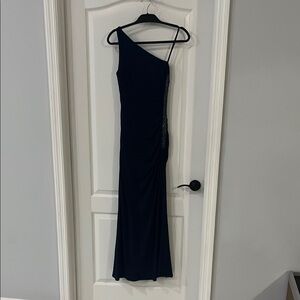 Elegant Black One-Shoulder Dress